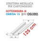 Profilo OMEGA 15 da 125cm (prodotto da OG300)