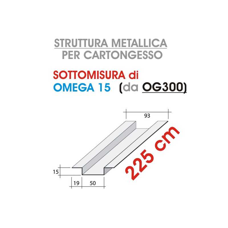 Siniat - Profilo OMEGA 15 da 225cm (prodotto da OG300) - a soli 6,70 € su FESEA online - fesea.shop