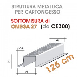 Siniat - Profilo OMEGA 27 da 125cm (prodotto da OE300) - a soli 4,30 € su FESEA online - fesea.shop
