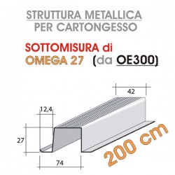 Siniat - Profilo OMEGA 27 da 200cm (prodotto da OE300) - a soli 6,40 € su FESEA online - fesea.shop