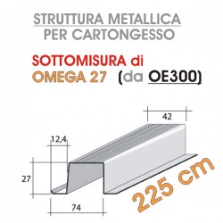 Siniat - Profilo OMEGA 27 da 225cm (prodotto da OE300) - a soli 7,30 € su FESEA online - fesea.shop