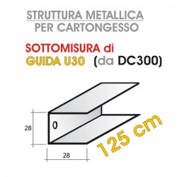 Siniat - GUIDA U30/28 da 125cm DC300 SINIAT (29x29x29) - a soli 2,80 € su FESEA online - fesea.shop