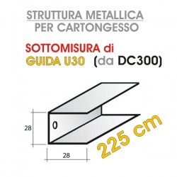 Siniat - GUIDA U30/28 da 225cm DC300 SINIAT (29x29x29) - a soli 4,90 € su FESEA online - fesea.shop