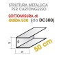 GUIDA U30/28 da  50cm DC300 SINIAT (29x29x29)