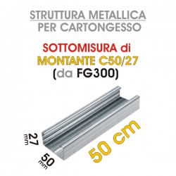 Siniat - MONTANTE C50/27 da 50cm FG300 SINIAT (27x49x27) - a soli 1,30 € su FESEA online - fesea.shop