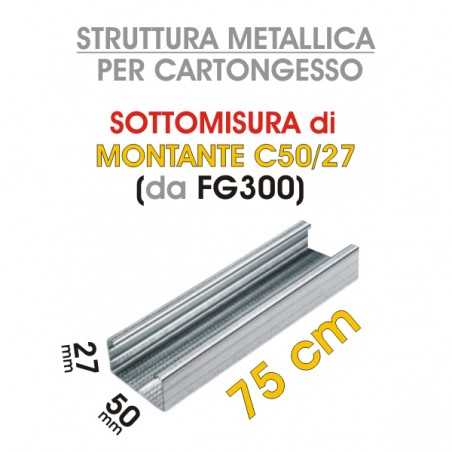 Siniat - MONTANTE C50/27 da 75cm FG300 SINIAT (27x49x27) - a soli 2,00 € su FESEA online - fesea.shop