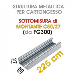 Siniat - MONTANTE C50/27 da 225cm FG300 SINIAT (27x49x27) - a soli 6,00 € su FESEA online - fesea.shop