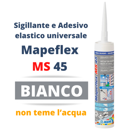 MAPEI - Mapeflex MS 45 BIANCO 300ml - a soli 9,80 € su FESEA online - fesea.shop