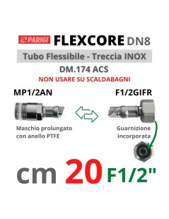 FLESSIBILE M1/2"xF1/2"  20cm FLEXCORE  CX8757202001