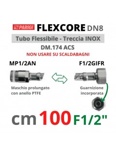 FLESSIBILE INOX M1/2"xF1/2" 100cm FLEXCORE  CX8757210001