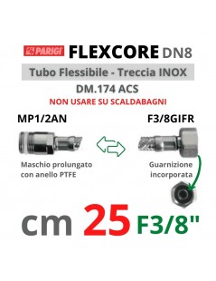 FLESSIBILE M1/2"xF3/8"  25cm FLEXCORE  CX8757102501