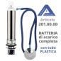 Batteria STANDARD con tubo plastica RIZZO Art. 201.00.00 (Batteria di scarico)