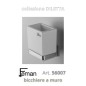 DILETTA - BICCHIERE a muro Serie Accessori Bagno FEMAN