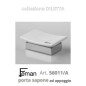 DILETTA - PORTA SAPONE appoggio Serie Accessori Bagno FEMAN