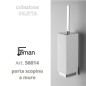 DILETTA - PORTA SCOPINO a muro Serie Accessori Bagno FEMAN