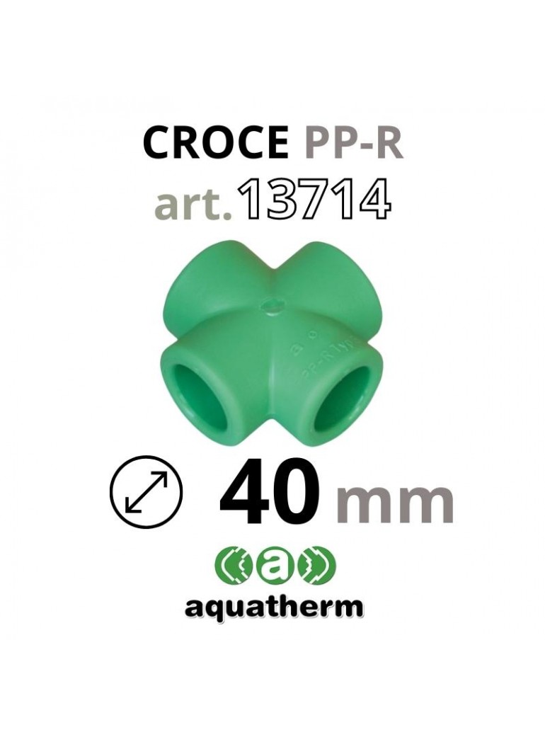 CROCE PPR F Ø mm 40F (Art. 13714 AQUATHERM)
