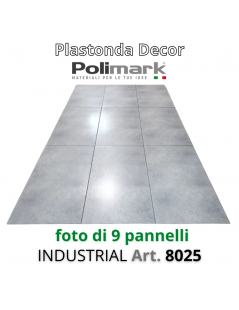 Polimark - Plastonda decor INDUSTRIAL (8025) PANNELLO DECORATIVO cm 50x100