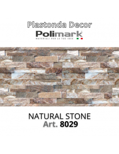 Polimark - Plastonda decor NATURAL STONE (8029) PANNELLO DECORATIVO cm 50x100