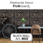 Plastonda decor BLACK WALL (8032) PANNELLO DECORATIVO cm 50x100