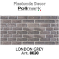 Plastonda decor LONDON GREY (8030) PANNELLO DECORATIVO cm 50x100