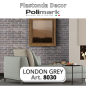 Plastonda decor LONDON GREY (8030) PANNELLO DECORATIVO cm 50x100