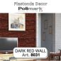 Plastonda decor DARK RED WALL (8031) PANNELLO DECORATIVO cm 50x100