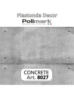 Polimark - Plastonda decor CONCRETE (8027) PANNELLO DECORATIVO cm 50x100