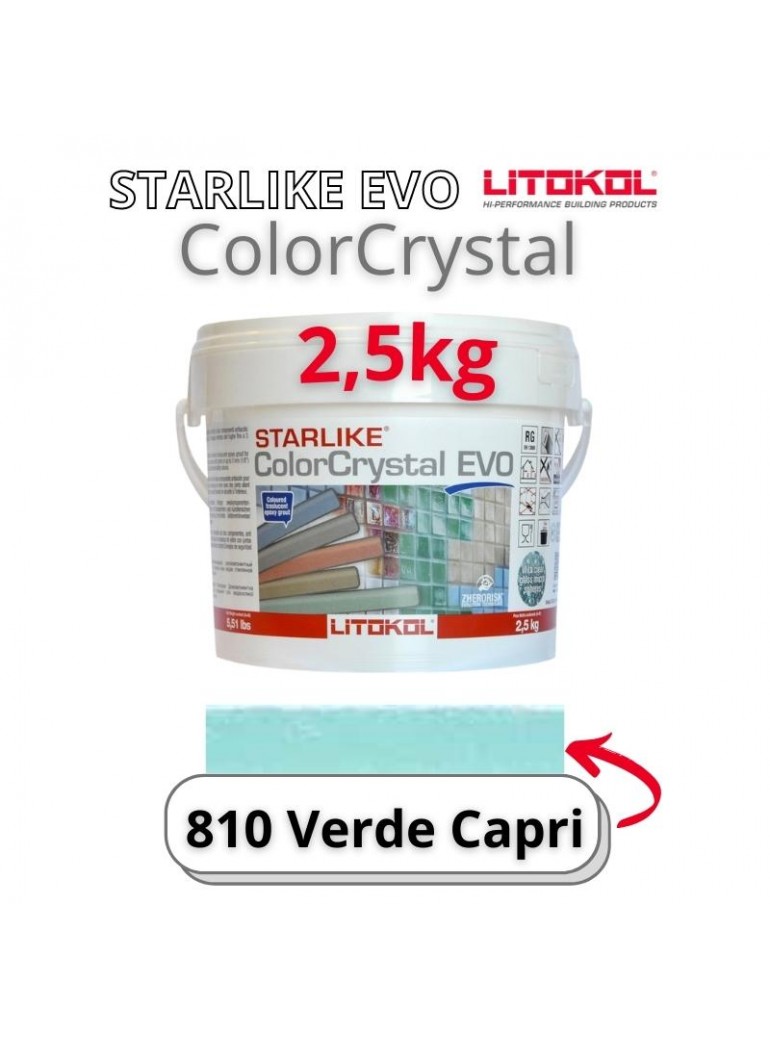Starlike ColorCrystal EVO 810 Verde Capri secchio da kg 2,5