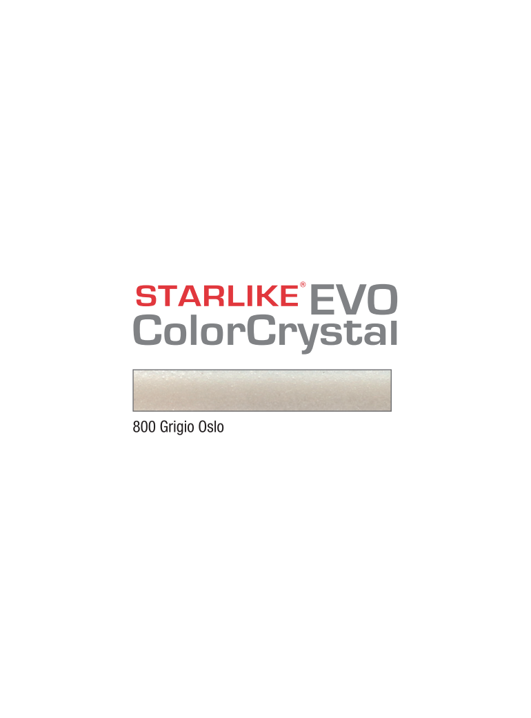 Starlike ColorCrystal EVO 800 Grigio Oslo secchio da kg 2,5