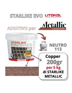 Additivo Copper 200gr METALLIC Collection per STARLIKE EVO 5 kg