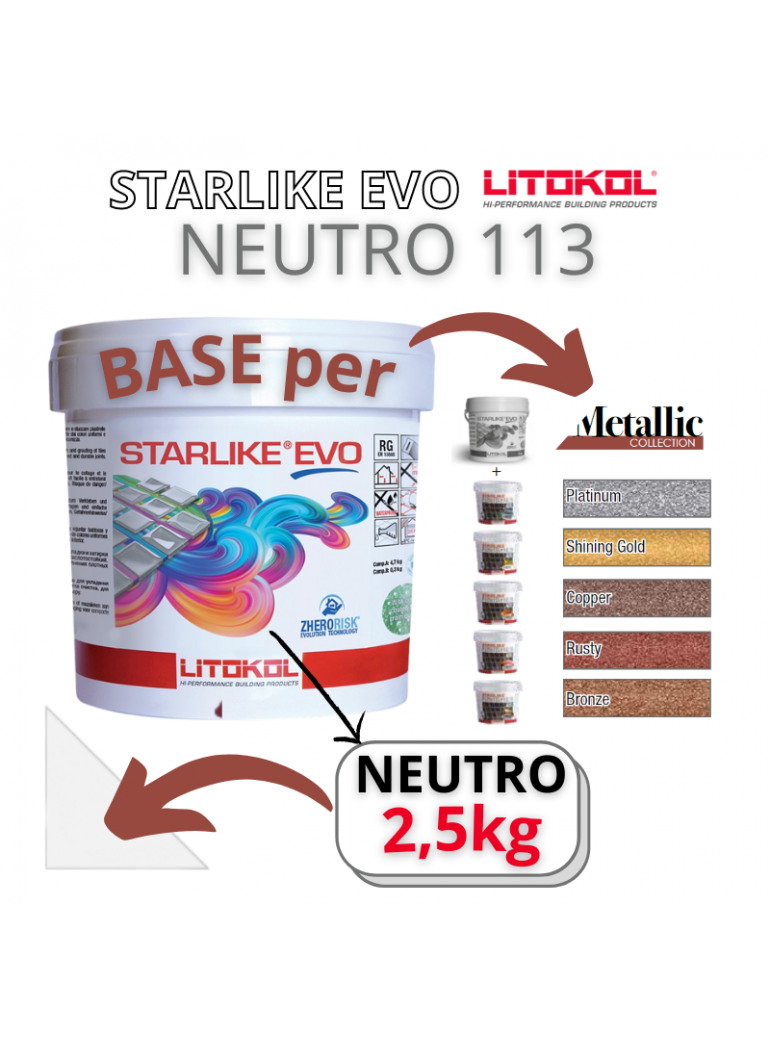 STARLIKE EVO 113 NEUTRO secchio da kg 2,5
