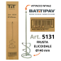 FRUSTA ELICOIDALE Ø135 mm attacco M14x2 (per MINI MIX BATTIPAV)
