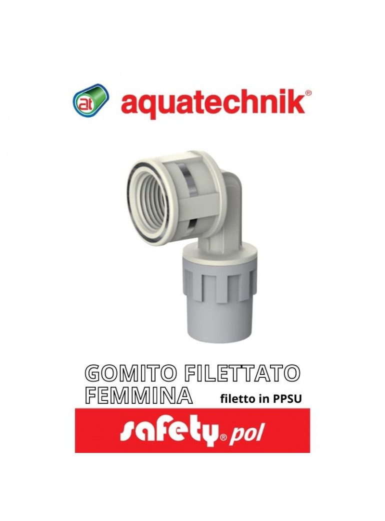 aquatechnik - GOMITO FILETTATO F 1"-32 (SAFETY-POL) - su FESEA online - fesea.shop