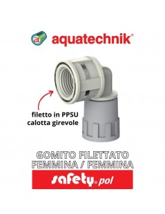 aquatechnik - GOMITO FILETTATO F/F 1/2"-20 (SAFETY-POL) - su FESEA online - fesea.shop