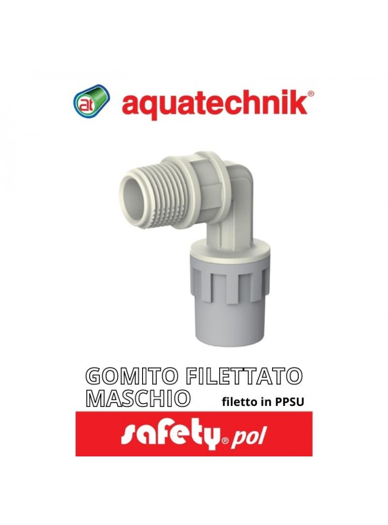 aquatechnik - GOMITO FILETTATO M 1"-32 (SAFETY-POL) - su FESEA online - fesea.shop