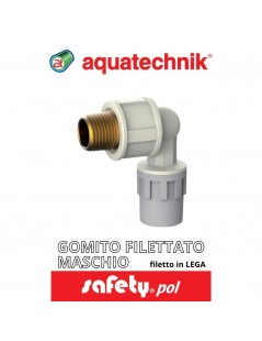 aquatechnik - GOMITO FILETTATO M LEGA 1/2"-20 (SAFETY-POL) - su FESEA online - fesea.shop