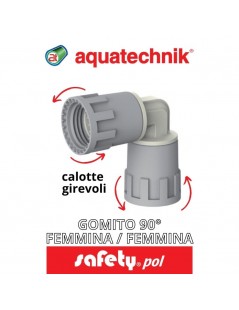 aquatechnik - GOMITO 90 F/F 16-16 (SAFETY-POL) - su FESEA online - fesea.shop
