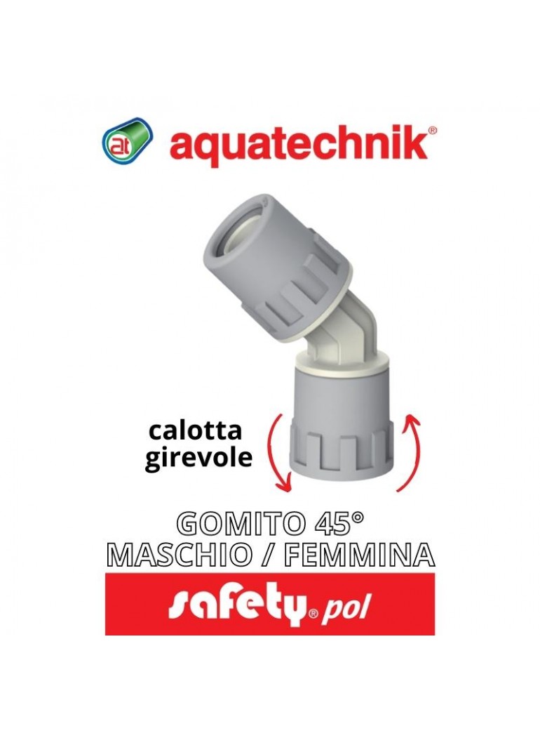 aquatechnik - GOMITO 45 M/F 20-20 (SAFETY-POL) - su FESEA online - fesea.shop