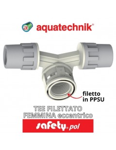 aquatechnik - TEE FILETTATO F ECC 16-1/2"-16 (SAFETY-POL) - su FESEA online - fesea.shop