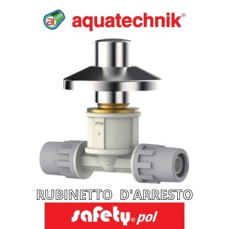 20 Mm Di Arresto Valvola Per Tubo Dell'acqua HDPE Estremità Di Compressione Confezione Da 2