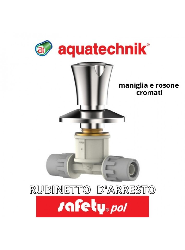 aquatechnik - RUBINETTO D ARR. MANIGLIA 16-16 (SAFETY-POL) - su FESEA online - fesea.shop