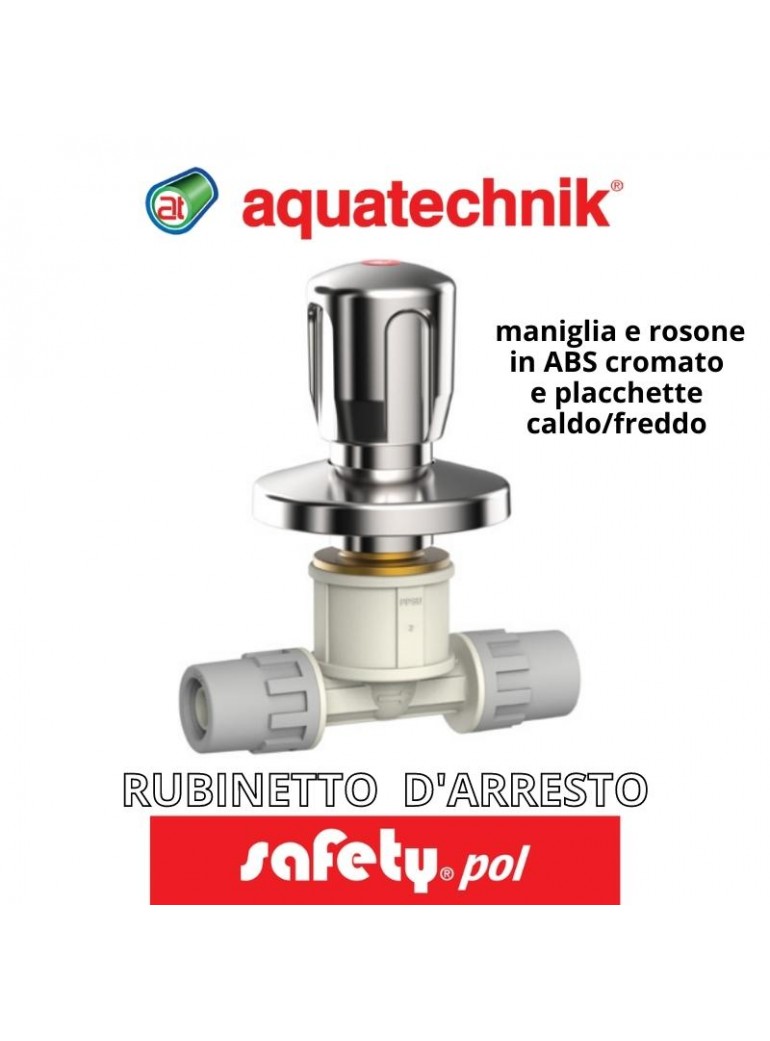 aquatechnik - RUBINETTO D ARR. MANIGLIA IN ABS 16-16 (SAFETY-POL) - su FESEA online - fesea.shop