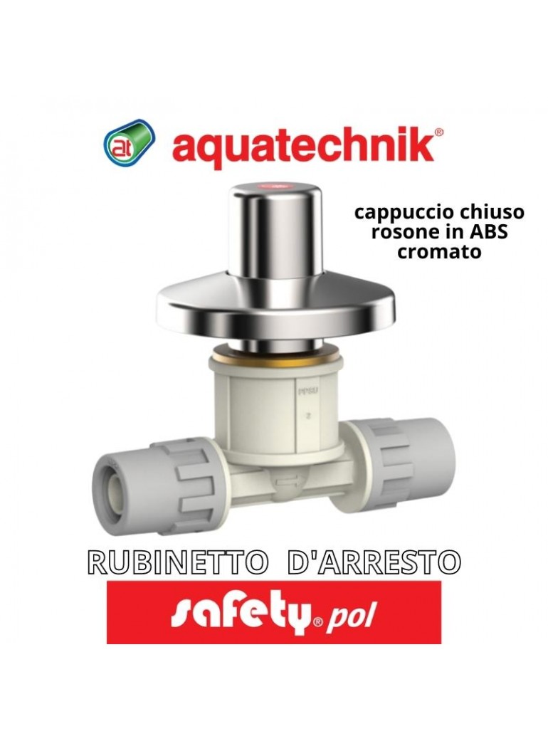 aquatechnik - RUBINETTO D ARR. CAPPUCCIO IN ABS 16-16 (SAFETY-POL) - su FESEA online - fesea.shop