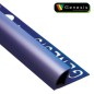 PROFILO in PVC ARROTONDATO 10mm Colore:  BLU LUCIDO (05) Lunghezza MT: 2,50