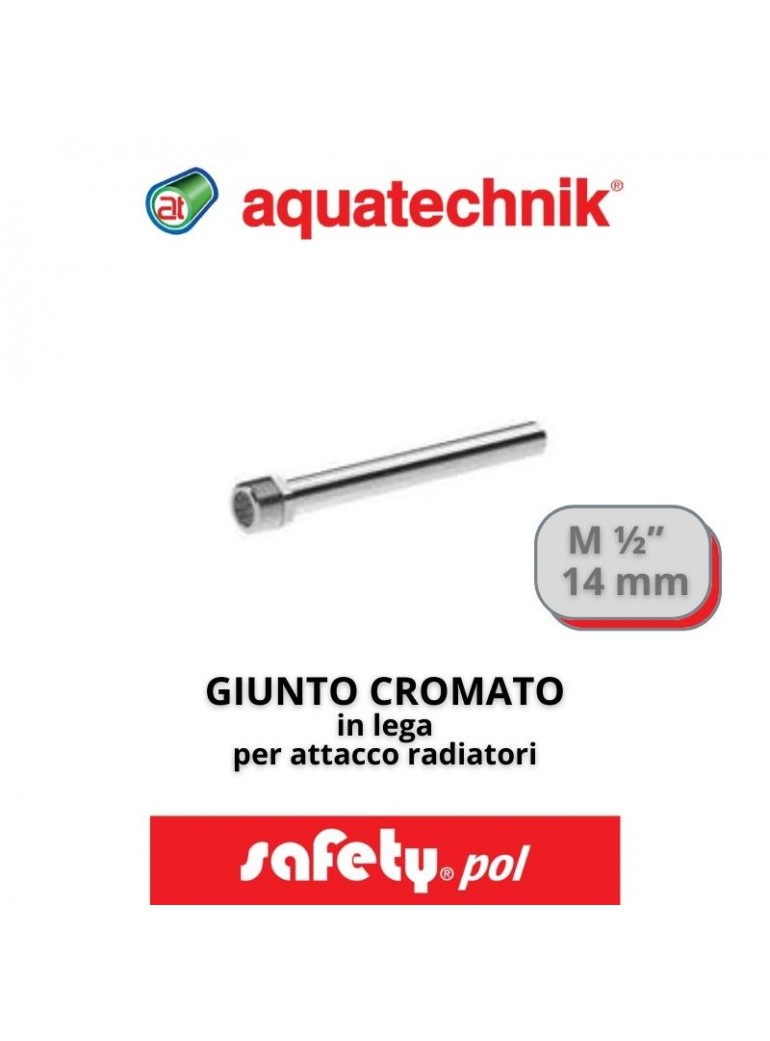 GIUNTO 1/2"-14  CROMATO (SAFETY)