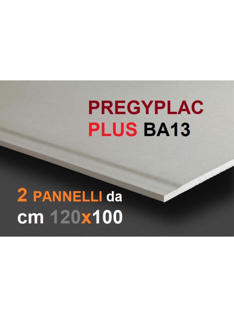 CartonGesso BA13 da 120x100x2pz  PregyPlac Plus...