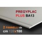 CartonGesso BA13 da 120x100x2pz  PregyPlac Plus (SINIAT) Lastra STANDARD