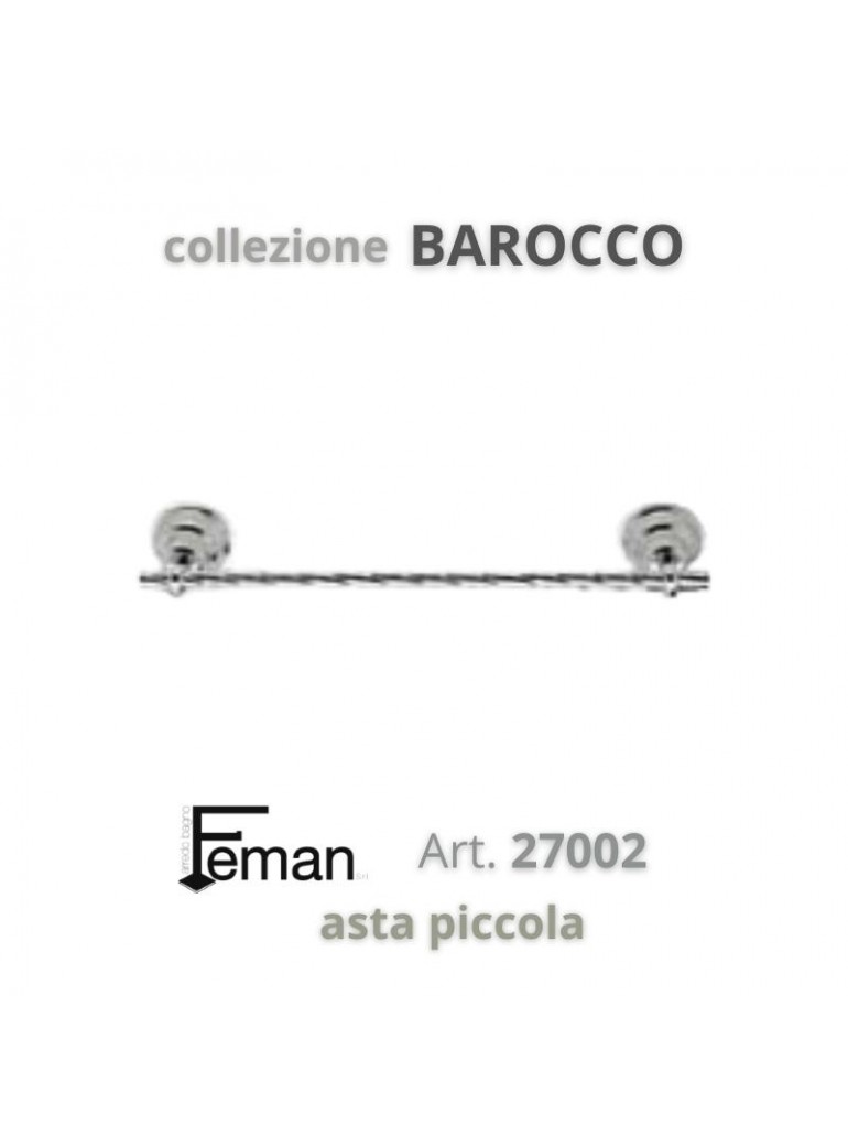 FEMAN - Accessori Bagno Serie BAROCCO ASTA Piccola porta Salviette - su FESEA online - fesea.shop