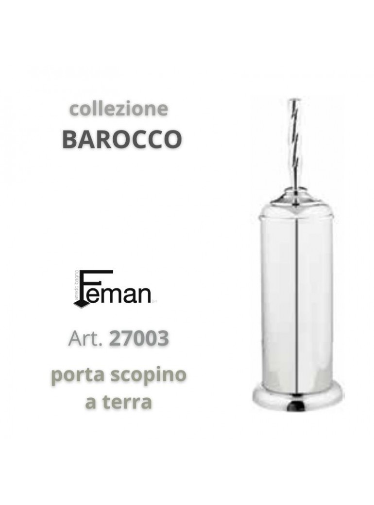 FEMAN - Accessori Bagno Serie BAROCCO porta SCOPINO - su FESEA online - fesea.shop
