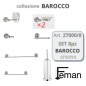 Accessori Bagno Serie BAROCCO SET 8pz BAROCCO cromo